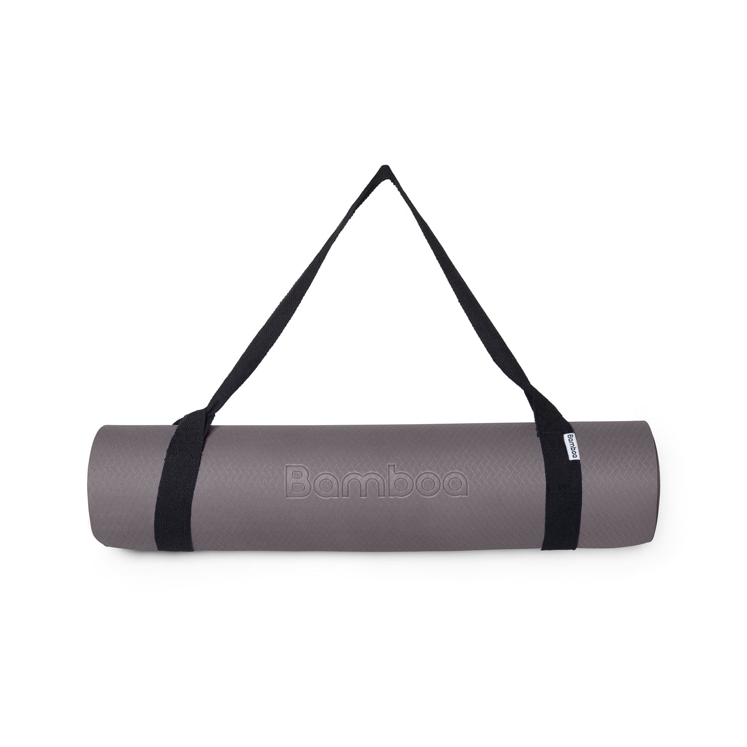 Bamboa Yoga Matte Schaumstoff Grau 6mm